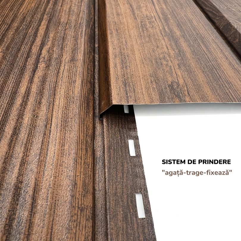 Detalii produs Set 10 buc Lambriu Metalic Venus 250x26x0.04 cm