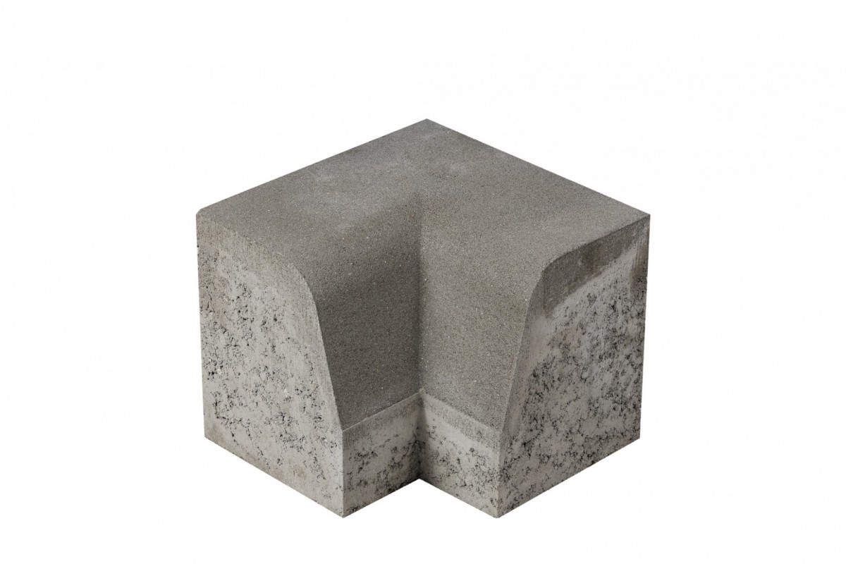 Detalii produs Bordura B3 Colt Interior 29.9x29.9x25 cm, Gri Ciment