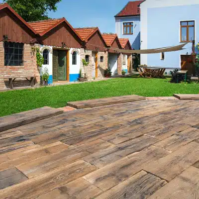 Placa Woodstone 49.5x25x5 cm, Lemn Pietrificat