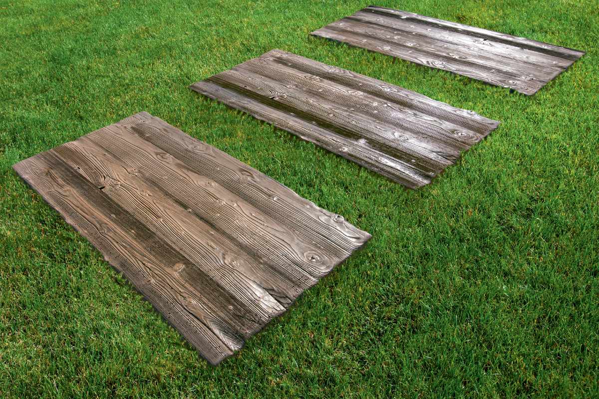 Scandura Woodstone 200x40x7 cm, Lemn Pietrificat