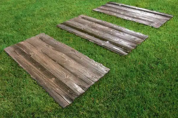 Scandura Woodstone 150x40x7 cm, Lemn Pietrificat